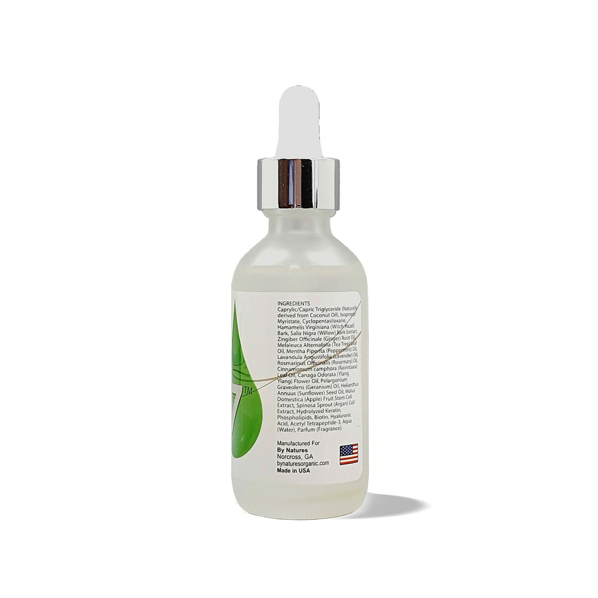 BIO7 BIOTIN GROWTH DROP INFUSED BIOMIMETIC SIGNAL PEPTIDE – 2 Fl Oz  (2 Pack) – Improve the Appearance of Hair Loss By Looking Visibly Longer, Thicker, Boost Follicle Growth – By Natures