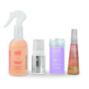 OLÉ Bye Bye Frizz 4 Piece Pack - Detangling Thermoprotector + Anti-Frizz Anti-Humidity Spray + Hair Wax Stick + Uchuva Fruit Oil Hair Treatment