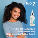 BIO7 BIOPLEX BOND BUILDER HAIR TREATMENT W/ B3 BIOPLEX - 2 Fl Oz (2 Pack) - Protect & Strengthen Hair, Visibly Improve Hair, Cross-Linking Bond Building Repair - By Natures