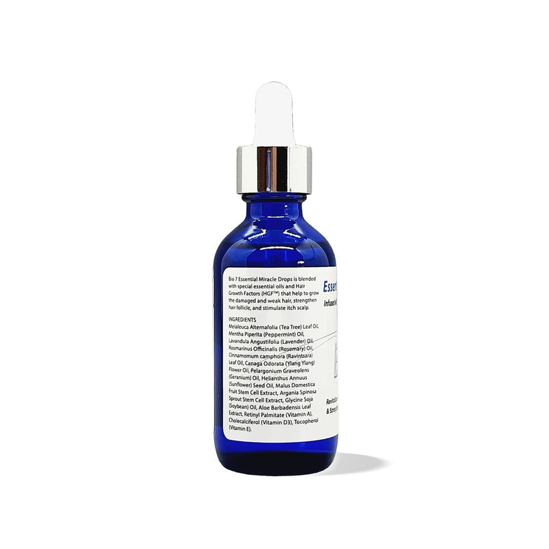 Bio 7 Essentials Miracle Drops Hair Oil - 2Fl Oz  (2 Pack) By Natures
