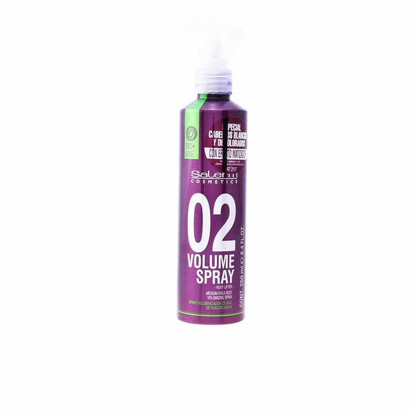 SALERM - Volumizing Hair Spray - Pro Line Volume Spray 02-250 ml - Lifts the Roots - Adds Volume to Hair without Weighing it Down - Humidity Resistant for Long-Lasting Hold - Heat Protector
