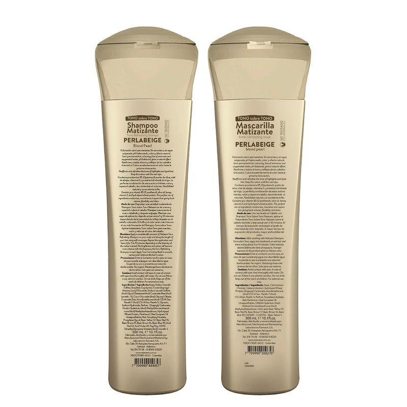 Naissant Professional Pearl Blonde - Perla Beige Matiz Hair Color Intensifier and Tone Corrector. - Shampoo