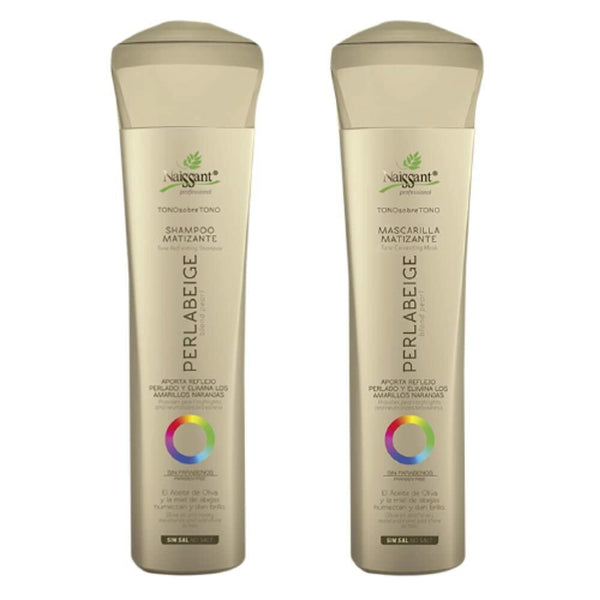 Naissant Professional Pearl Blonde - Perla Beige Matiz Hair Color Intensifier and Tone Corrector. - Shampoo