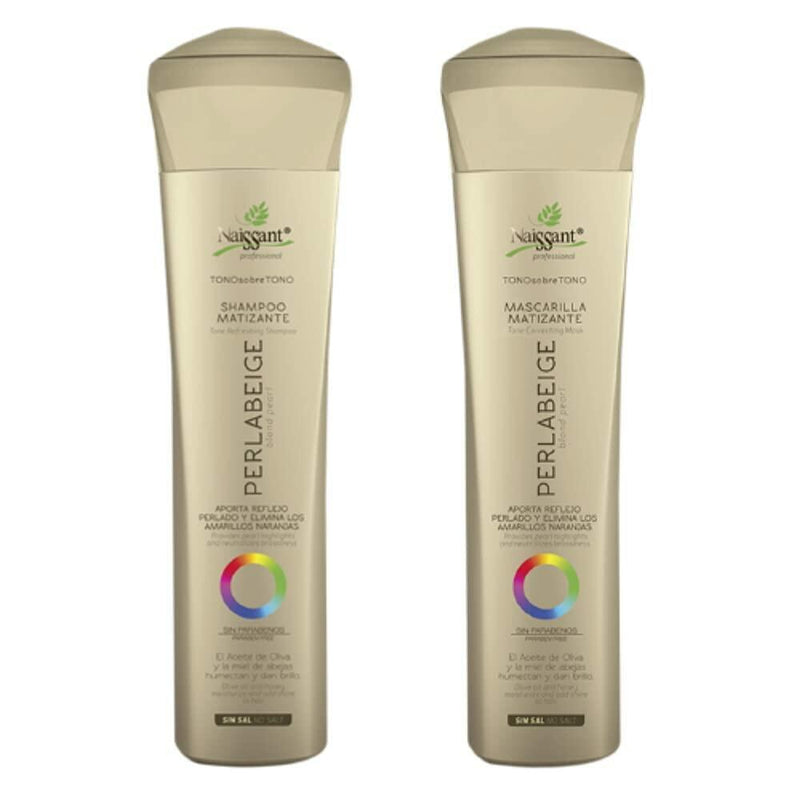 Naissant Professional Pearl Blonde - Perla Beige Matiz Hair Color Intensifier and Tone Corrector. - Shampoo