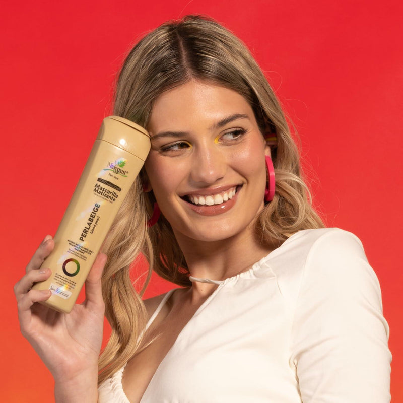 Naissant Professional Pearl Blonde - Perla Beige Matiz Hair Color Intensifier and Tone Corrector. - Shampoo