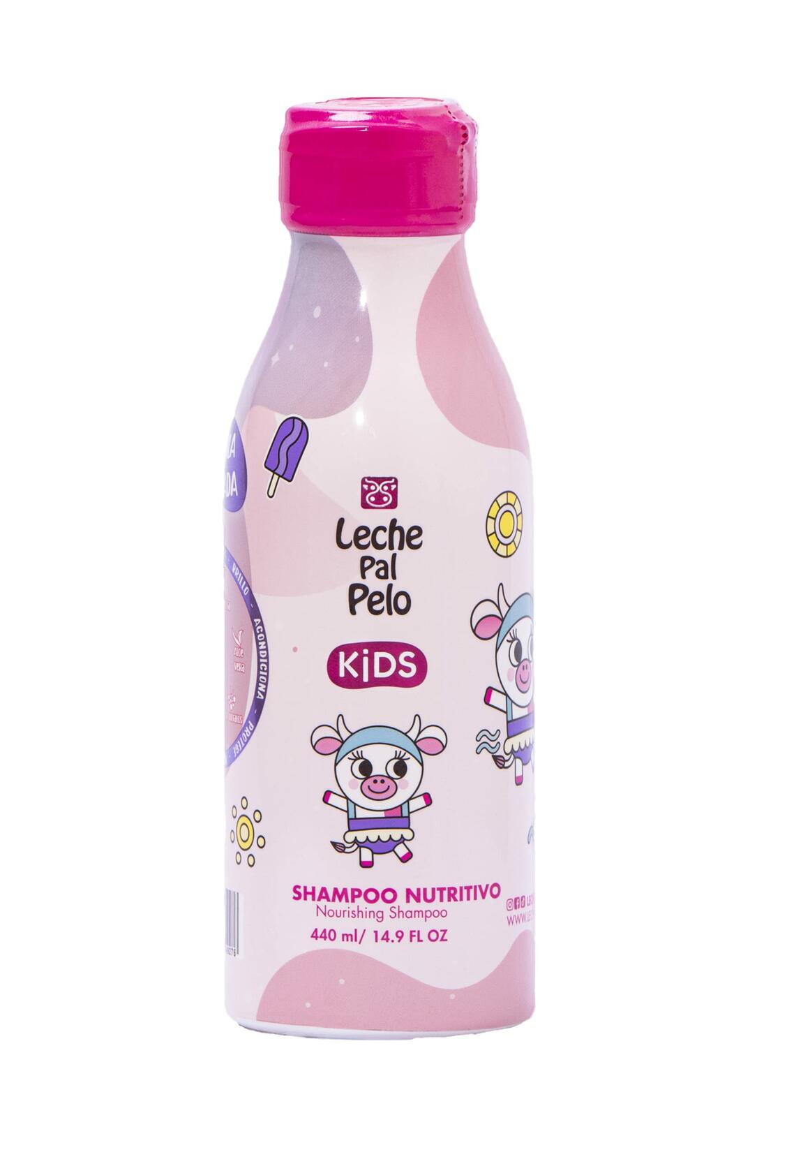 Leche Pal Pelo Kids Shampoo 14.9 fl oz & Detangling Spray 8.4 fl oz Kit