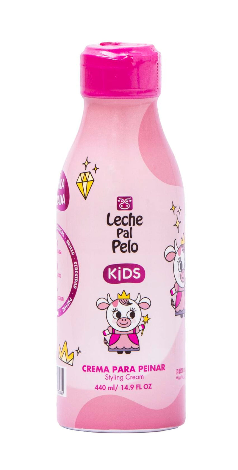 Leche Pal Pelo Kids Complete Hair Care Bundle, Shampoo, Conditioner, Styling Cream 14.9 fl oz