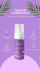 Curly Lovers Hair Shaper Mousse Foam  5.07 fl oz - Espuma Moldeadora de Rizos 150ml