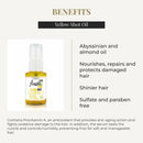 SALERM - Hair Oil - Biokera Fresh Yellow Shot Oil - 75 ml - Abyssinian and Almond Oil - Nourishes, Repairs, and Protects Damaged Hair - Shinier Hair - Sulfate-Free and Paraben-Free
