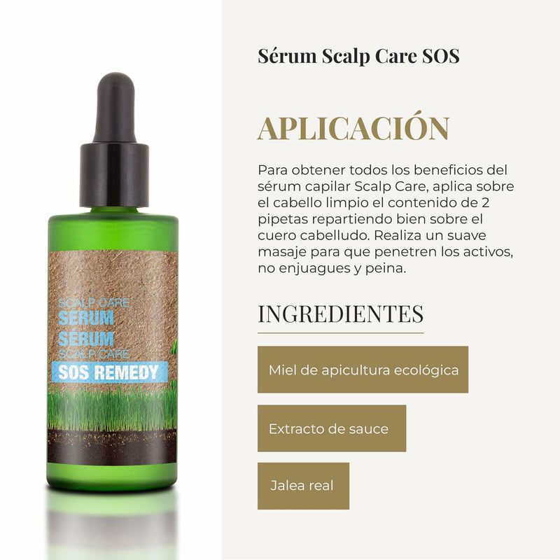 SALERM - Sensitive Scalp Serum - Scalp Care SOS Remedy Serum Biokera Natura - 45 ml - with Honey and Willow Extract - Helps Mantain Scalp Comfort - Lightweight and Nourishing Formula
