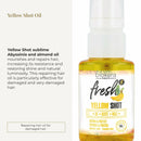 SALERM - Hair Oil - Biokera Fresh Yellow Shot Oil - 75 ml - Abyssinian and Almond Oil - Nourishes, Repairs, and Protects Damaged Hair - Shinier Hair - Sulfate-Free and Paraben-Free