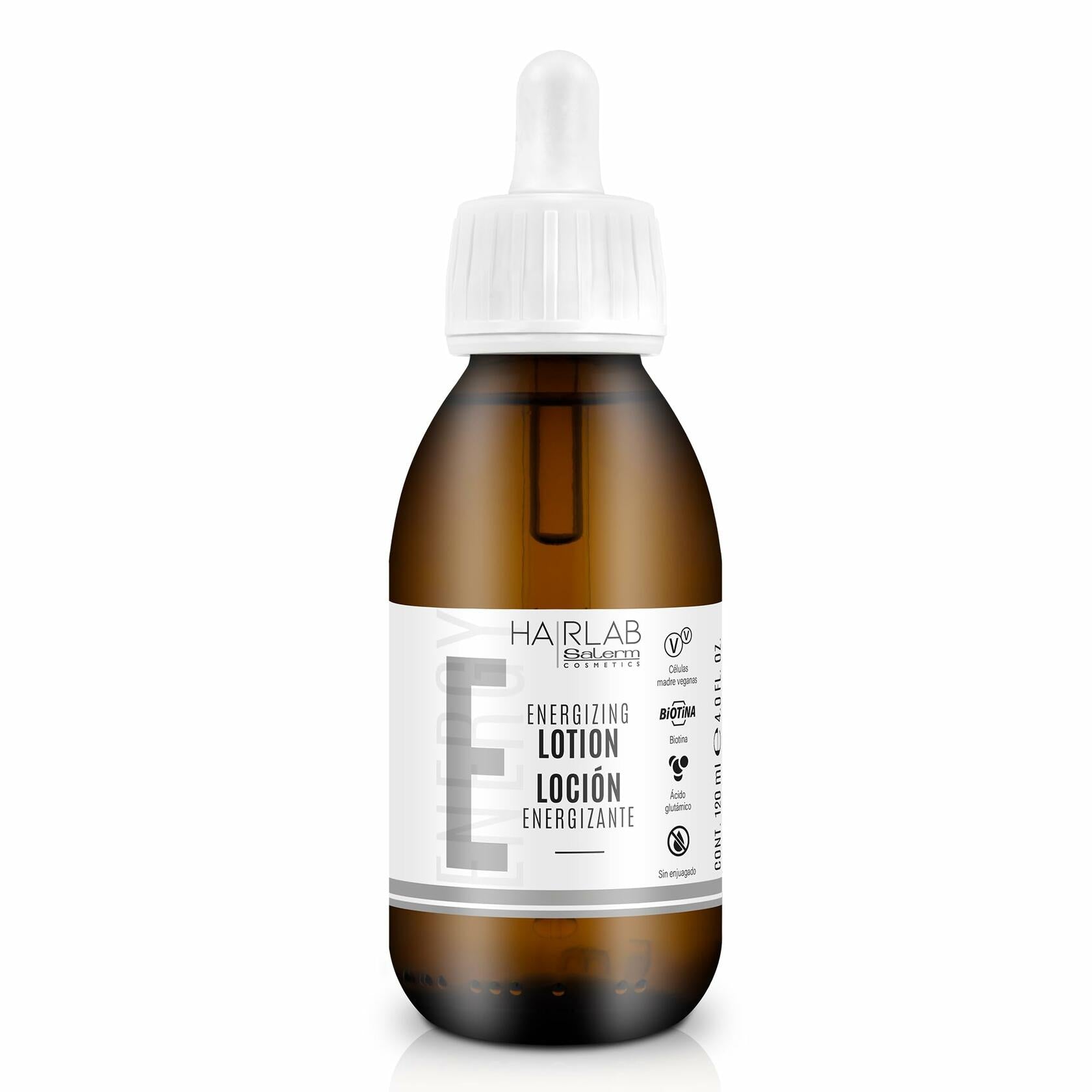 Salerm Hairlab Energizing Lotion Clinically Tested Hair Strengthener, 4.0 Ounce