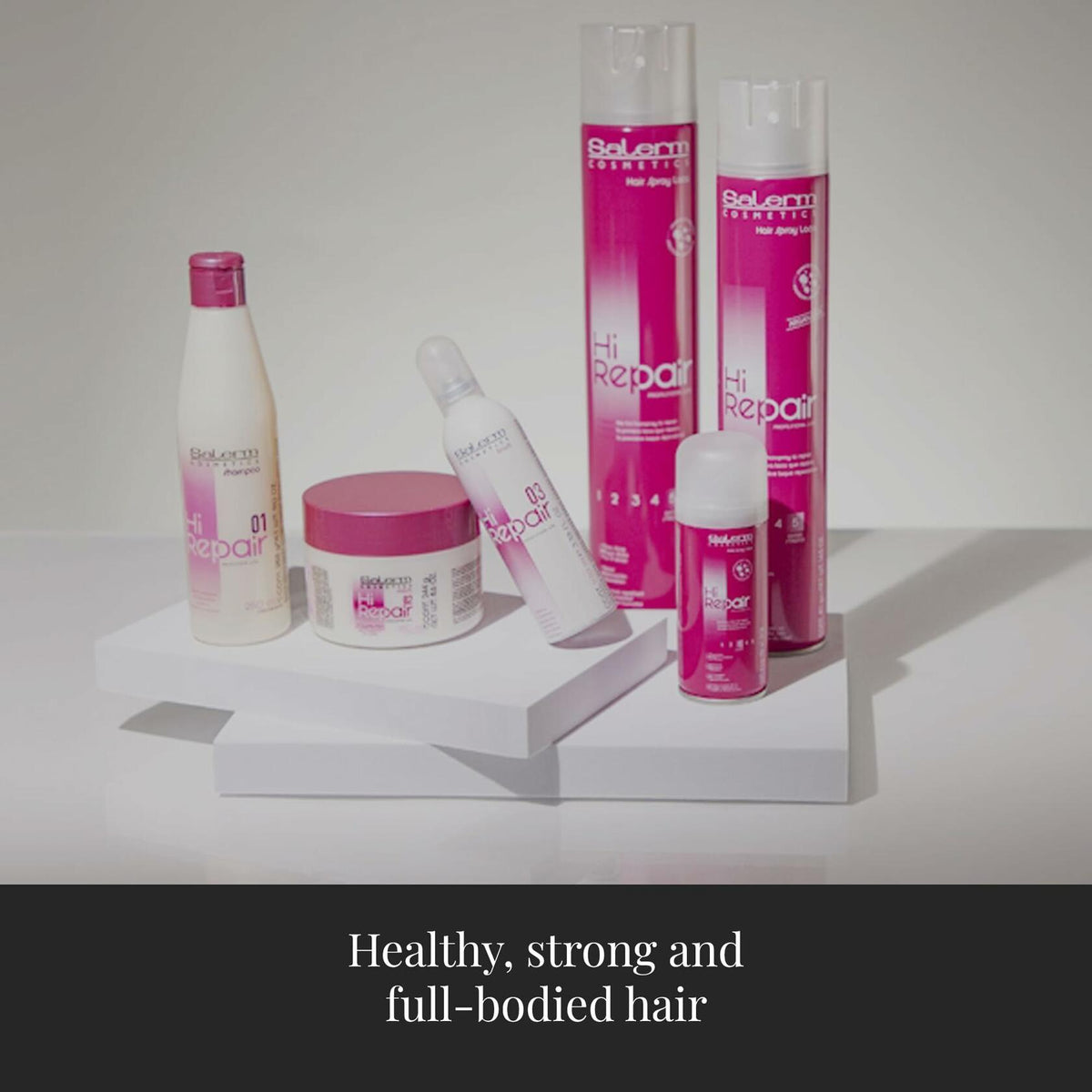 Salerm Hi Repair Shampoo and Repair Mask Combo Set