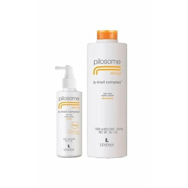 Lendan Pilosome Stimul B-Trixil Complex Hair Kit of Shampoo 33.8 fl. oz. and Lotion 6.8 fl. oz.