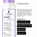 Lendan - Purple Shampoo - Violet Charge Shampoo - 300 ml - With Violet Pigments - Color Correcting - Neutralizes Yellow Tones - Deep Hair Hydration - Vegan