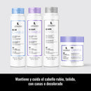 Lendan - Purple Shampoo - Violet Charge Shampoo - 300 ml - With Violet Pigments - Color Correcting - Neutralizes Yellow Tones - Deep Hair Hydration - Vegan