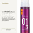 SALERM - Straight Hair Foam - Pro Line Liss Foam 01-200 ml - Eases and Improves Straightening Results - Anti-Frizz - Light Hold - Heat Protector - Treats and Repairs Hair