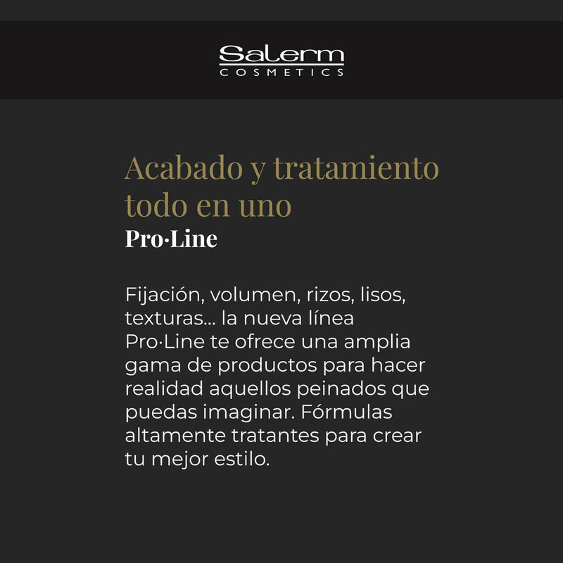 SALERM - Straight Hair Foam - Pro Line Liss Foam 01-200 ml - Eases and Improves Straightening Results - Anti-Frizz - Light Hold - Heat Protector - Treats and Repairs Hair