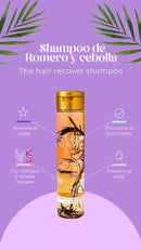 Curly Lovers Rosemary and Onion Hair Recovery Shampoo, 10 fl oz