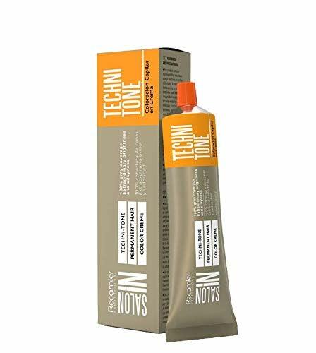 Recamier Professional Salon In Techni-Tone Permanent Hair Color Creme 2.1oz - 12.21 Super Irise Ash Lightener - Super Aclarante Irisado Cenizo