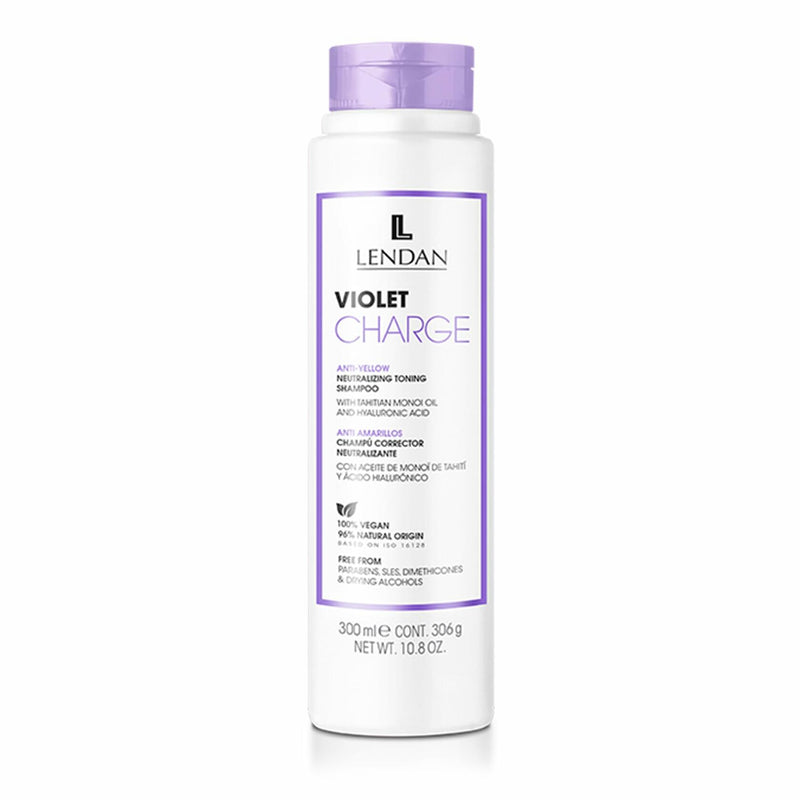 Lendan Anti-Yellow Kit with Violet Pigments, Violet Charge Shampoo 300ml + Re-Charge Mask 500ml