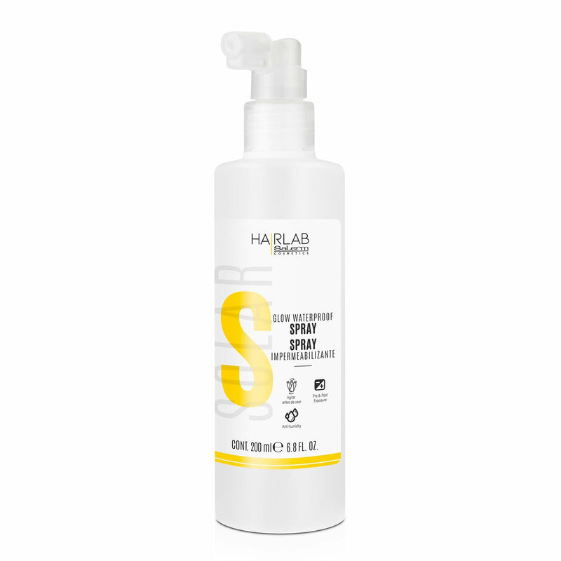 SALERM - Waterproofing and Repairing Hair Spray - Hair Lab Solar - 200 ml - Heat Protection - for Dry or Sun-Damaged Hair - Anti Frizz Hair - Smooths and Strengthens
