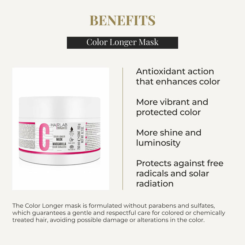 SALERM - Dyed Hair Mask - Color Longer Hair Lab - 250ml
