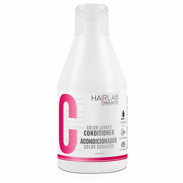 SALERM - Hair Conditioner for Coloured Hair - Color Longer Hair Lab - 300 ml - with Provitamin B5 and Vitamins A and E - Seals and Nourishes the Colour - UV Sun Protection - Sulphates and Parabens