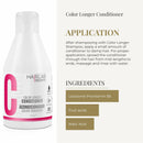 SALERM - Hair Conditioner for Coloured Hair - Color Longer Hair Lab - 300 ml - with Provitamin B5 and Vitamins A and E - Seals and Nourishes the Colour - UV Sun Protection - Sulphates and Parabens