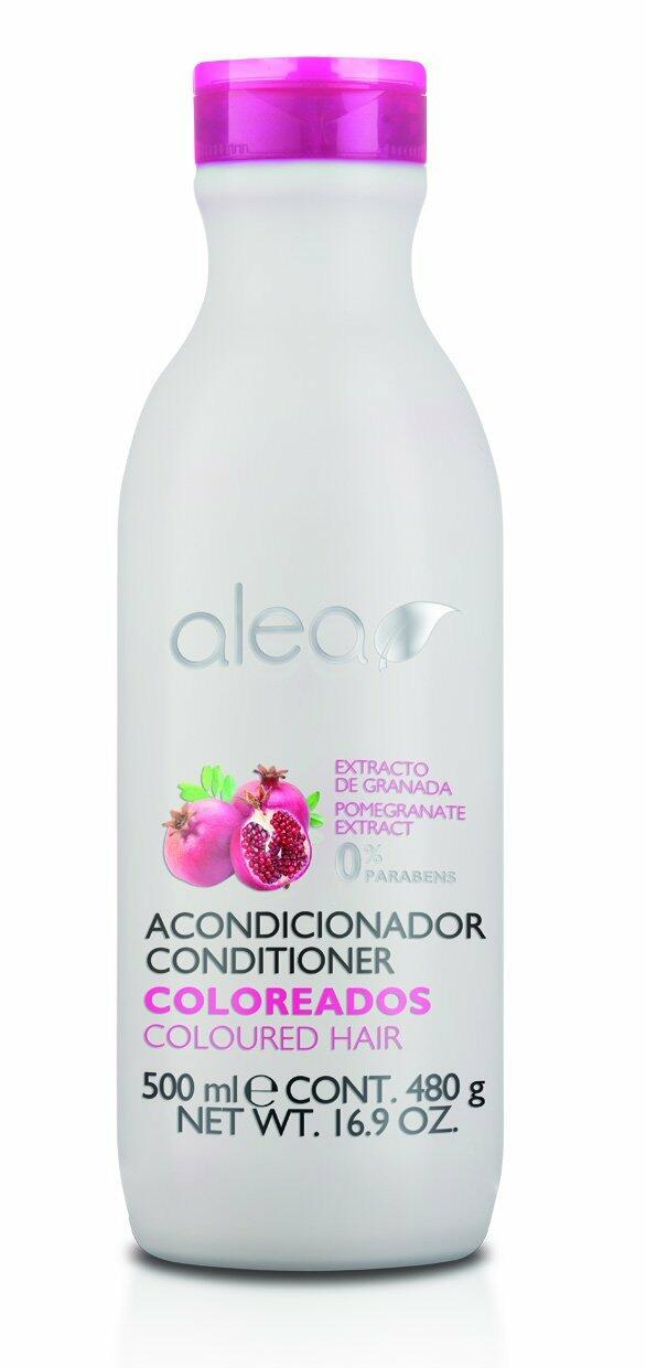 Alea S.O.S Color & Nourishing Hair Kit, with Pomegranate Extract Shampoo 500ml, Conditioner 500ml and 1 Case of 3 Flash Intensive Repair Vials 0.51 fl.oz each
