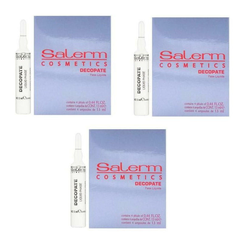Salerm Cosmetics Decopate Full Box - 3 Cases with 4 Vials (0.44 oz) each + 12 Shachets (1.06 oz) each