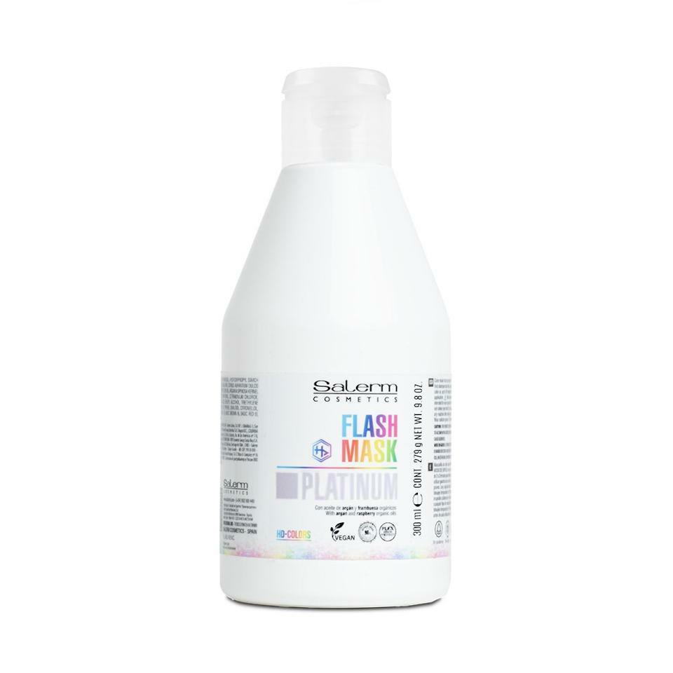 SALERM - HD-COLORS - Colour maintenance Flash Mask Platinum 300 ml / 10.14 fl.oz