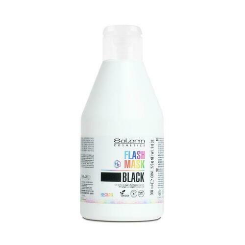 SALERM - HD-COLORS - Colour maintenance Flash Mask Black 300 ml / 10.14 fl.oz
