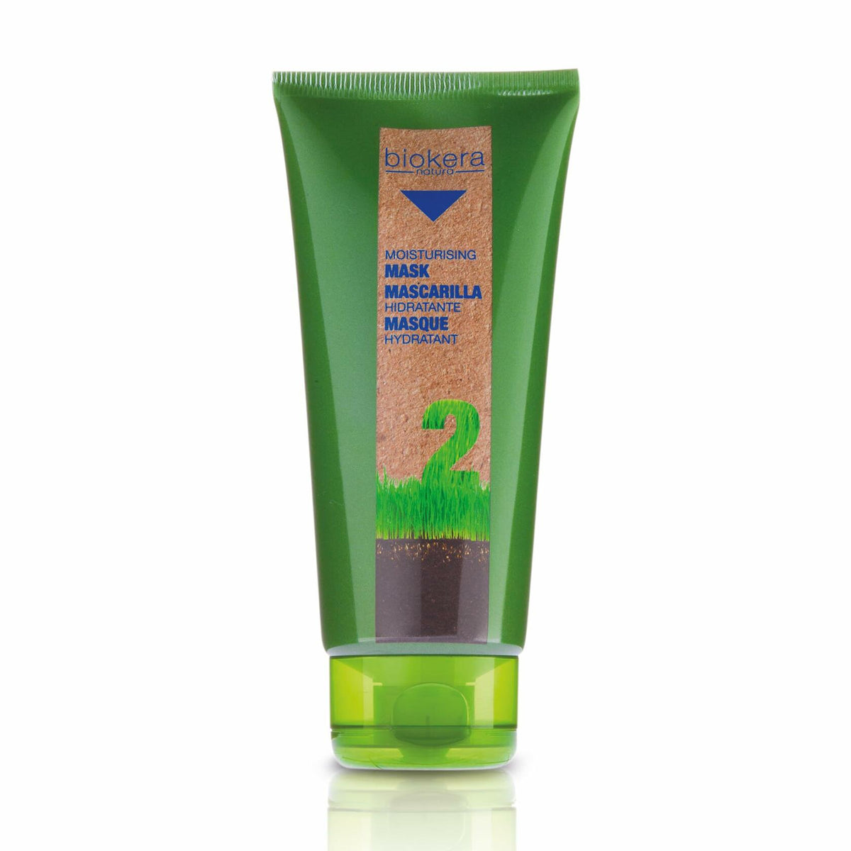 SALERM - Moisturizing Mask Biokera Natura - 200 ml - Ideal for Dry or Dehydrated Hair - with Wheat Germ Oil - Deep Hydration - Smoother and Shinier Hair