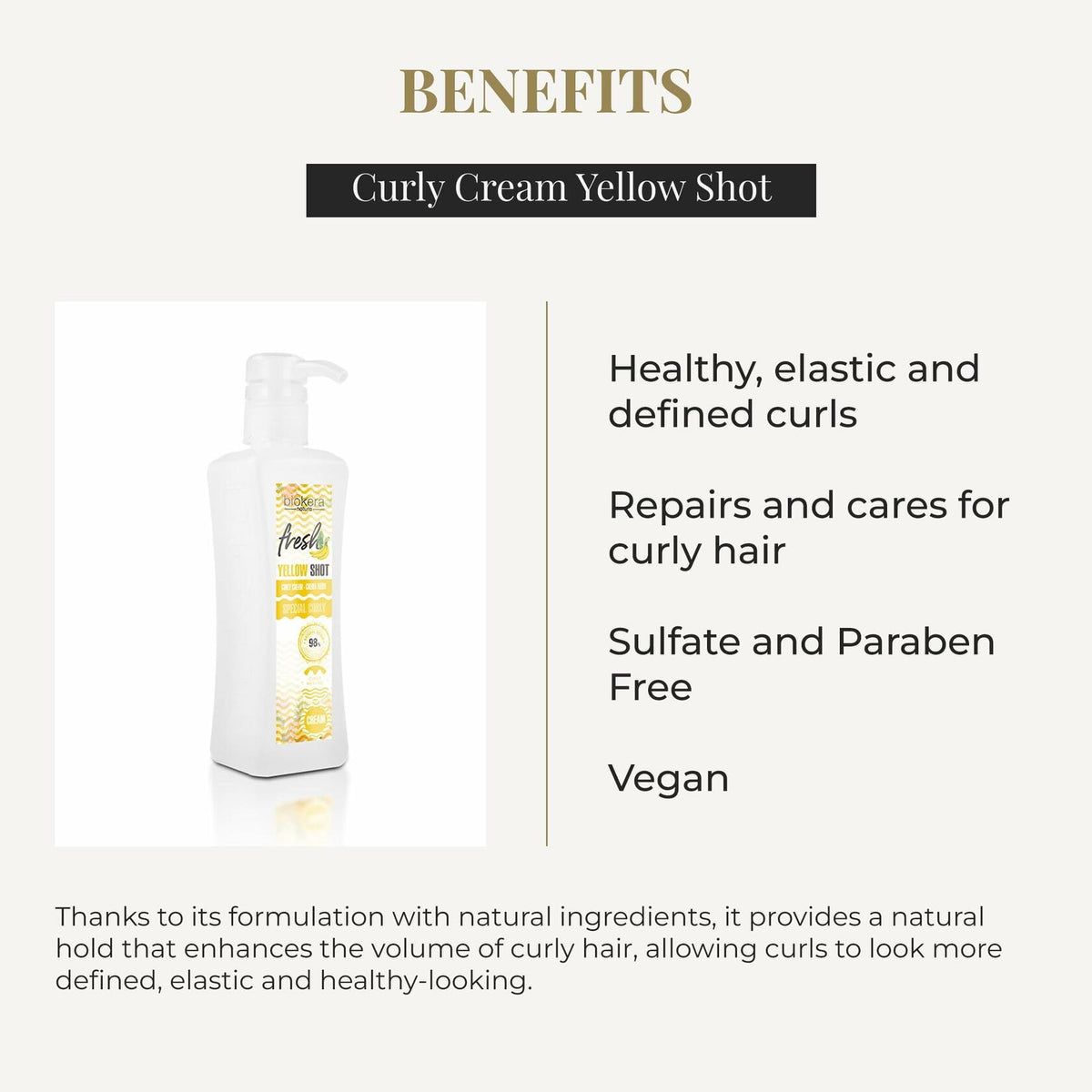 SALERM - Curl Activator Cream - Curly Cream Yellow Shot - 300 ml