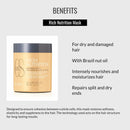 Lendan - Hydrating Hair Mask - Rich Nutrition - 500 ml - for Dry and Damaged Hair - with Brazil Nut Oil - Intensely Nourishes and Hydrates Hair - Repairs Split and Dry Ends