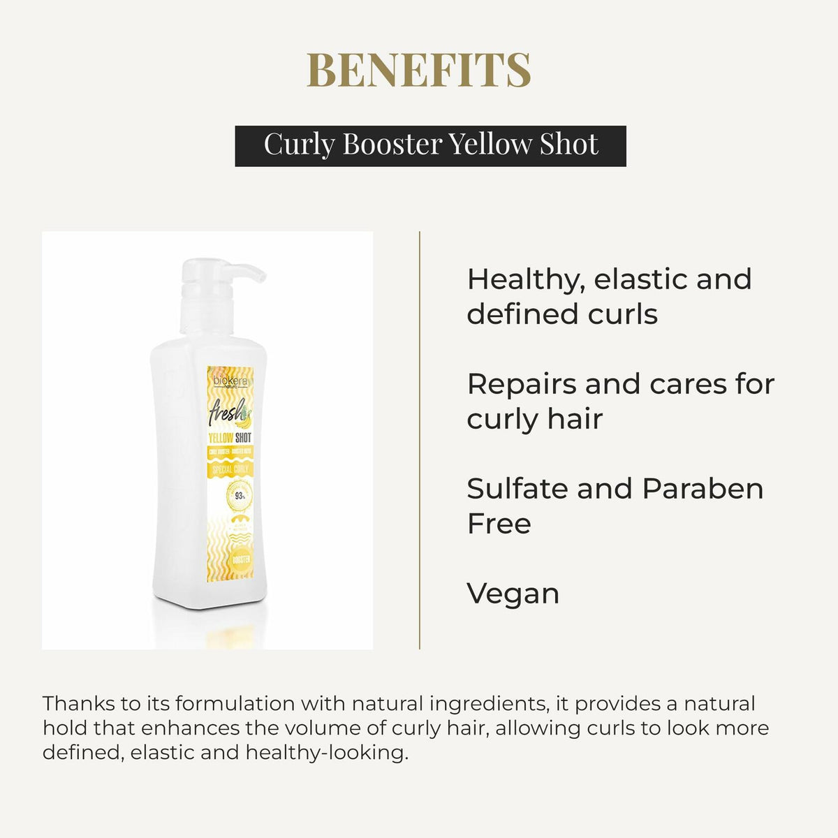SALERM - Curl Activator Gel - Curly Booster Yellow Shot - 300 ml