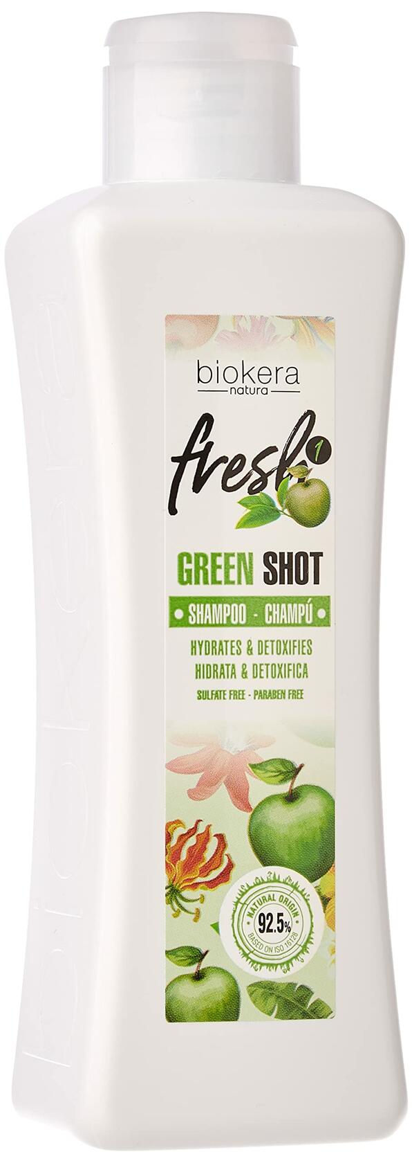 Salerm Biokera Fresh Green Shot shampoo for Unisex, 10.8 Ounce