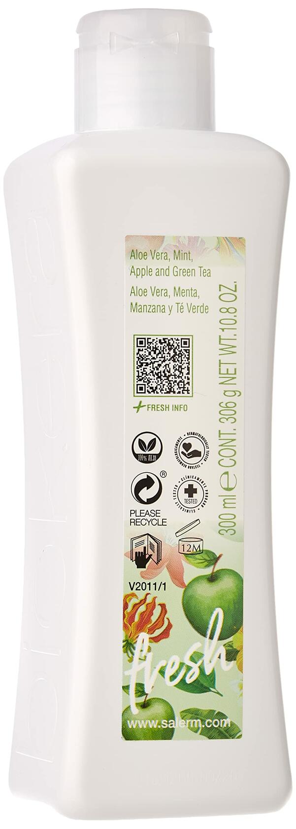 Salerm Biokera Fresh Green Shot shampoo for Unisex, 10.8 Ounce