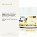 SALERM - Deep Repair Hair Mask - Biokera Fresh Yellow Shot Mask - 250 ml - Hydrates, Repairs, and Protects Hair - Anti-Frizz - Sulfate-Free and Paraben-Free