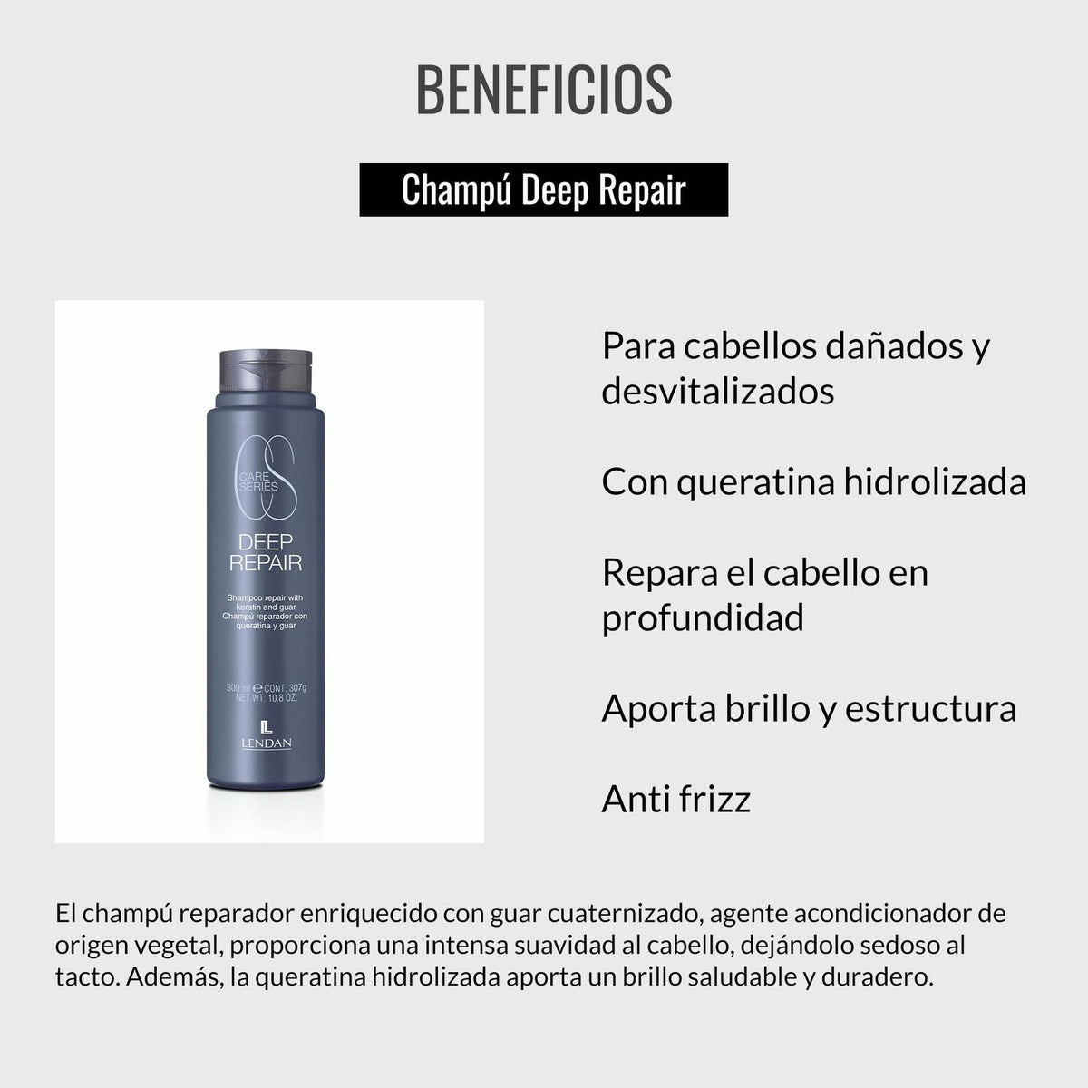LENDAN - Repairing Shampoo - Deep Repair - 300 ml