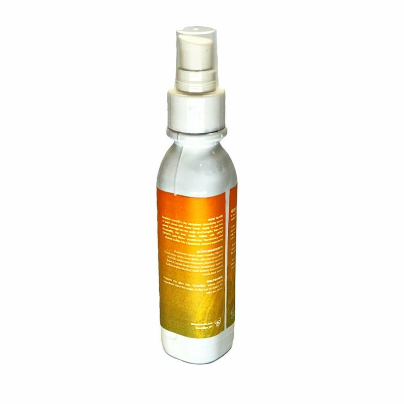AboutCacao Gold Skin Natural Tan Spray, 100% Cacao, 3.4 fl.oz.