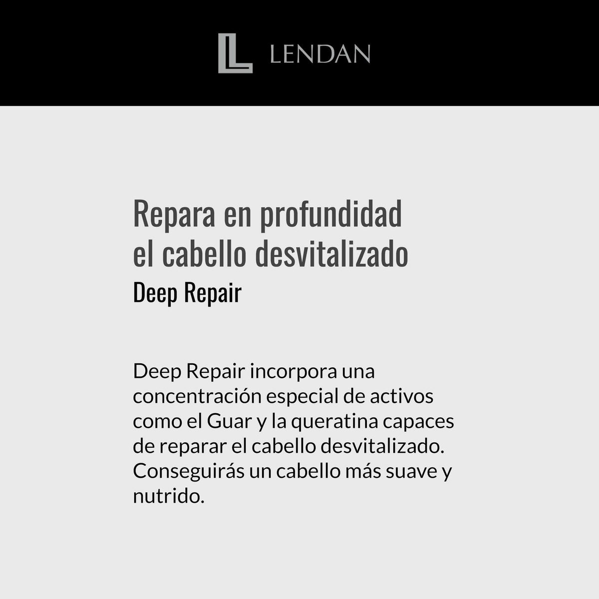LENDAN - Care Series - Deep Repair Kit, Repairing Shampoo 300ml + Hair Mask 500ml + Leave-In Spray 200ml