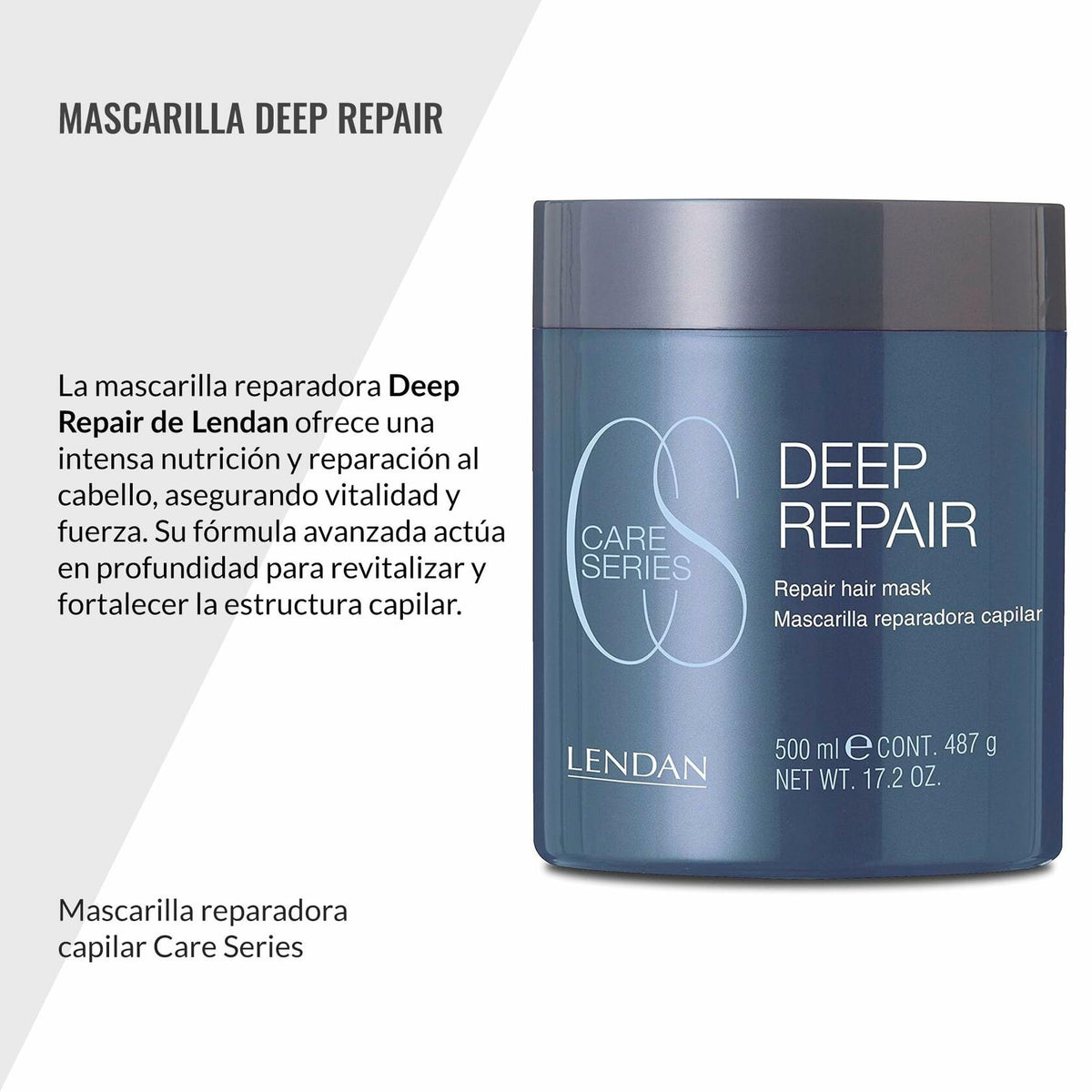 LENDAN - Care Series - Deep Repair Kit, Repairing Shampoo 300ml + Hair Mask 500ml + Leave-In Spray 200ml