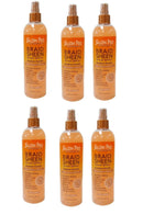 Salon Pro Braid Sheen Shine Spray [Brazilian Keratin] 12 Oz,Pack of 6