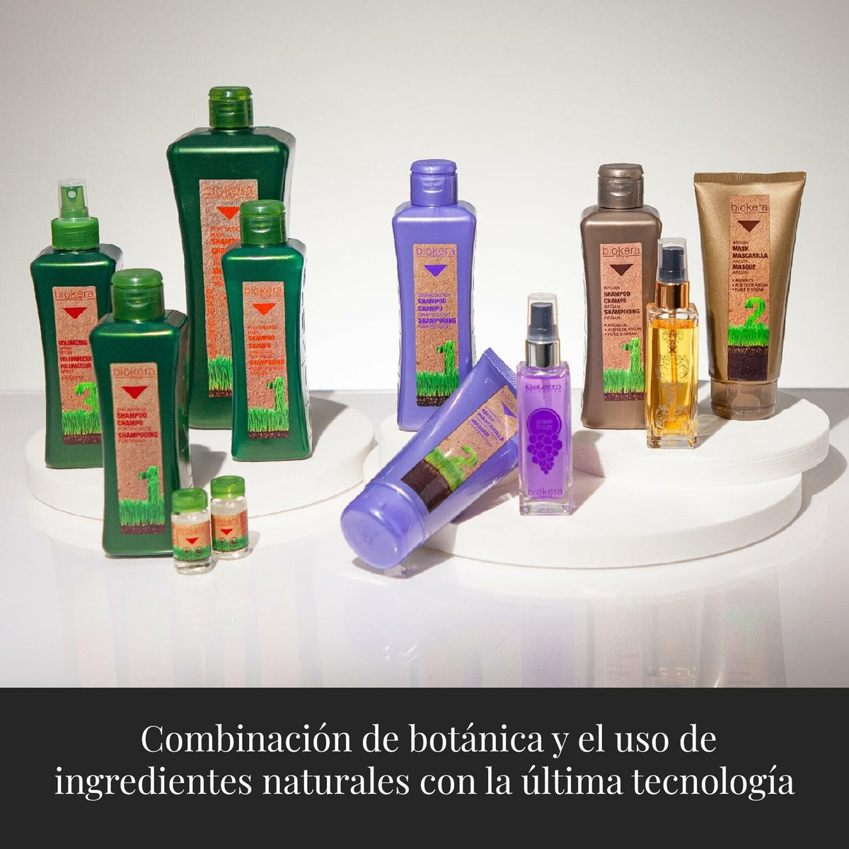 Salerm Biokera Natura Treated Hair Shampoo with Macadamia Oil and Red Berry Extract, 10.8 Ounce