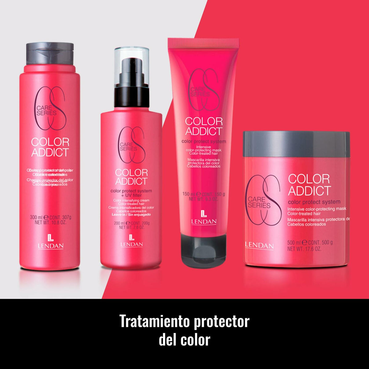 Lendan - Colored Hair Mask - Color Addict Mask - 500 ml