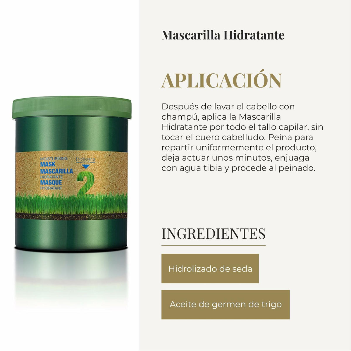 SALERM - Moisturizing Mask Biokera Natura - 1000 ml