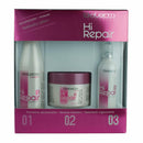 SALERM - Damaged Hair Repair Treatment - Hi Repair Pack with Shampoo 250 ml + Mask 250 ml + Finish 100 ml