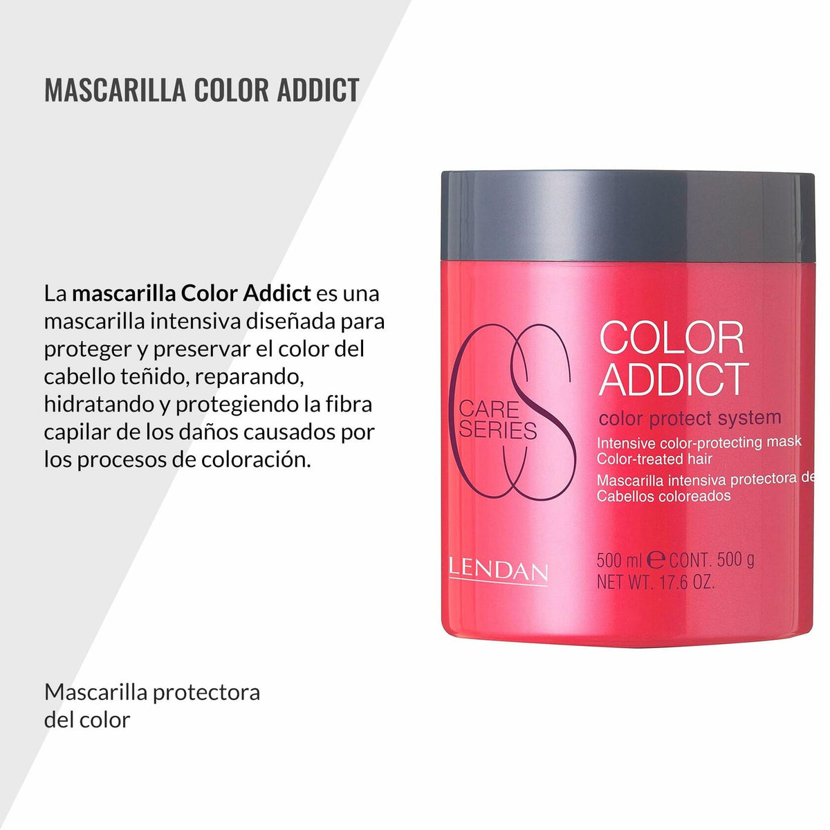 Lendan - Colored Hair Mask - Color Addict Mask - 500 ml